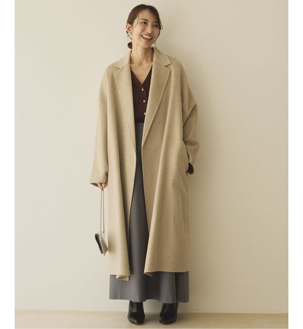 VERMEIL par iena「カシミヤリバーロングコート」|その他|