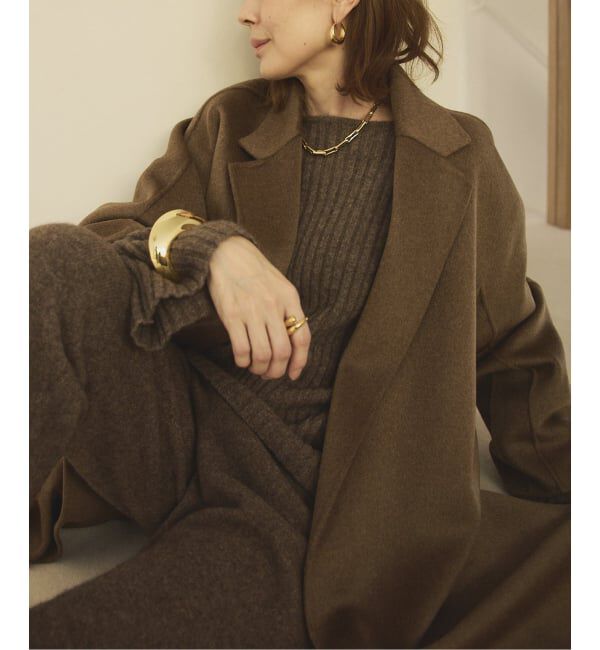 VERMEIL par iena「カシミヤリバーロングコート」|その他|