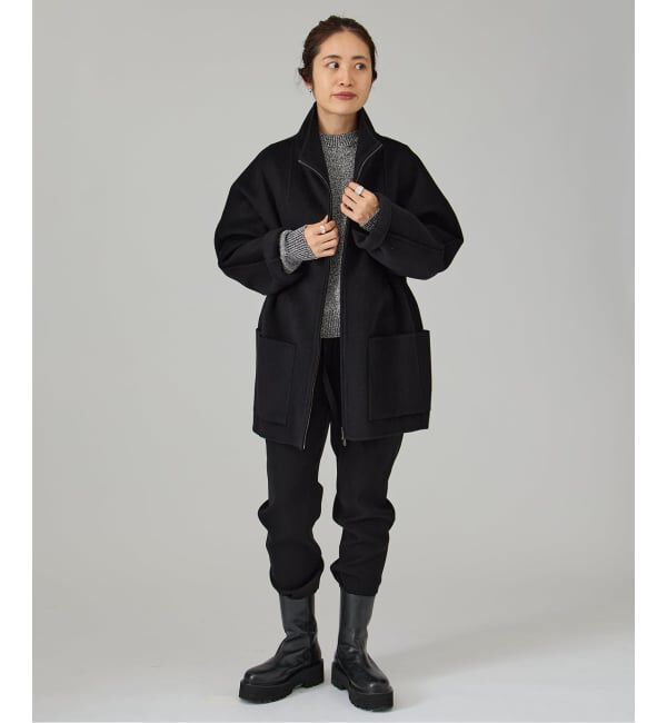 VERMEIL par iena「スタンドカラーZIPリバーコート」|その他|