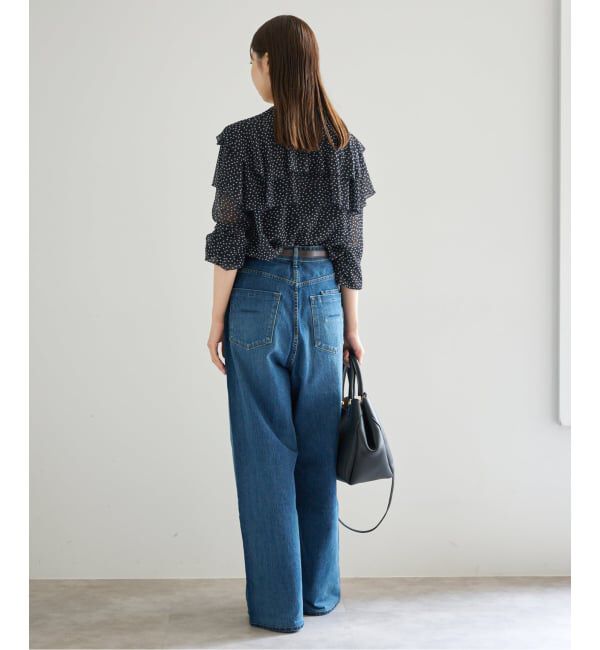 IENA「《一部カラーWEB・一部店舗限定/追加》楊柳フリルブラウス」|シャツ・ブラウス|