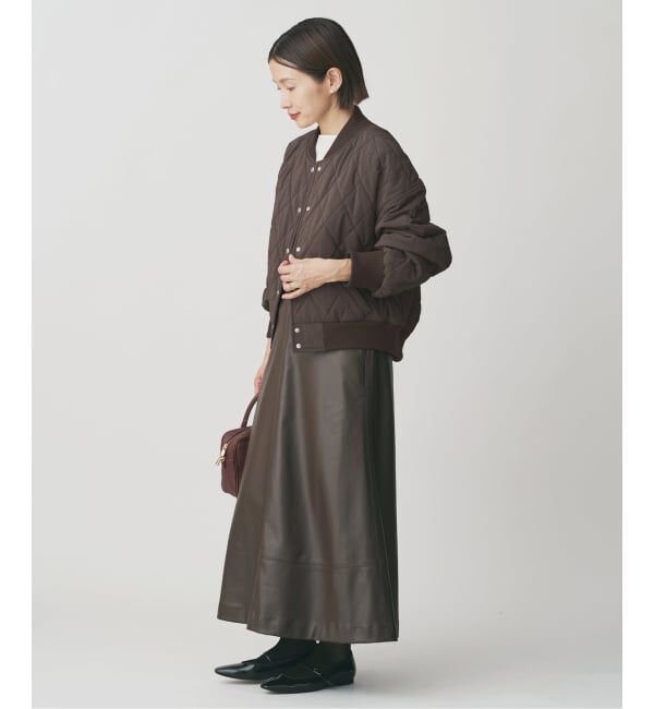 IENA「キルティングスタジアムブルゾン」|その他|