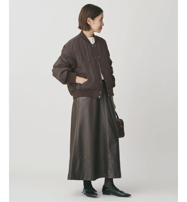 IENA「キルティングスタジアムブルゾン」|その他|