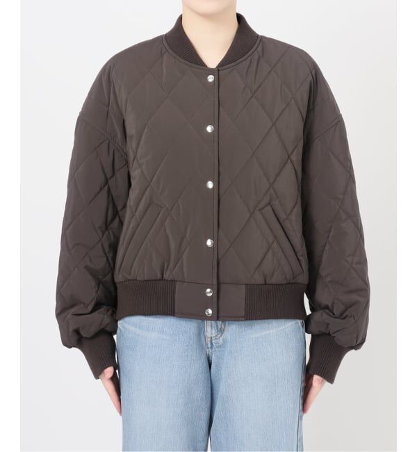 IENA「キルティングスタジアムブルゾン」|その他|