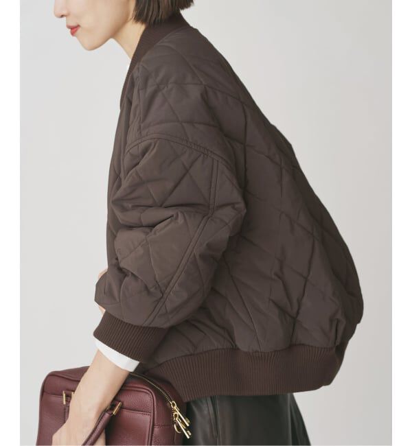 IENA「キルティングスタジアムブルゾン」|その他|