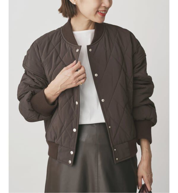 IENA「キルティングスタジアムブルゾン」|その他|