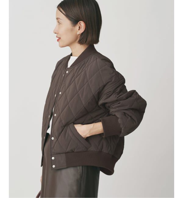 IENA「キルティングスタジアムブルゾン」|その他|