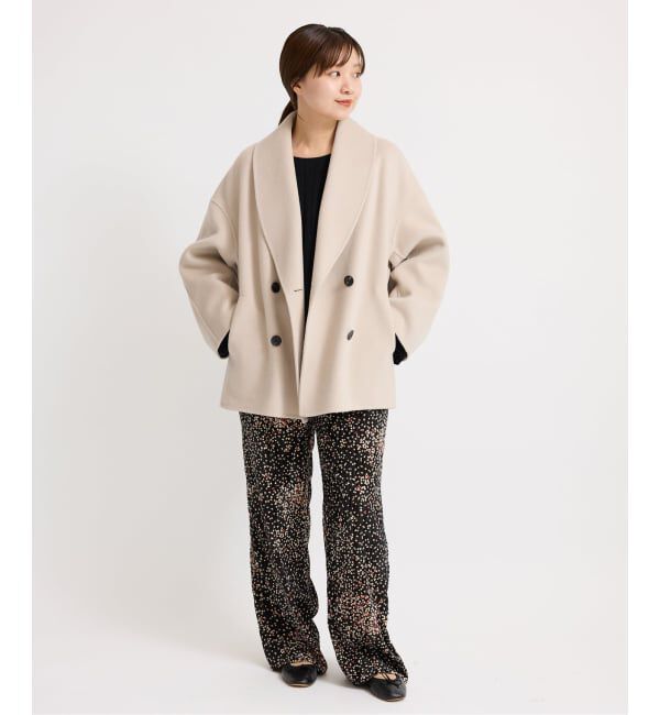 IENA「《追加》Super160 ショールカラーハーフコート」|その他|