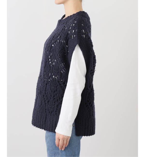 SLOBE IENA「ガラアミニットベスト」|ベスト・ジレ|