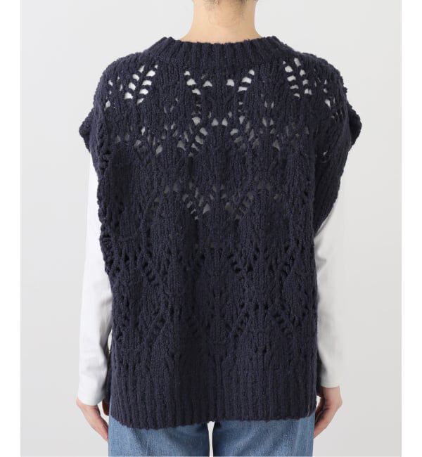 SLOBE IENA「ガラアミニットベスト」|ベスト・ジレ|