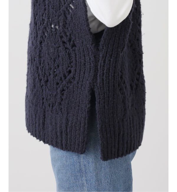 SLOBE IENA「ガラアミニットベスト」|ベスト・ジレ|