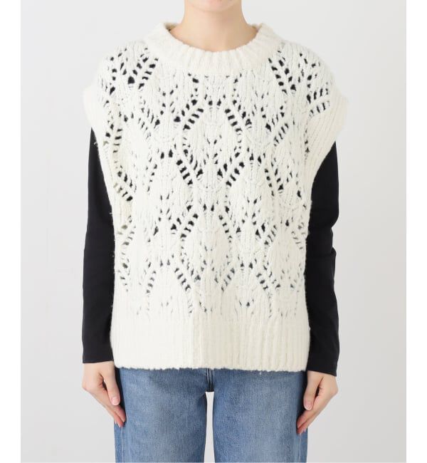 SLOBE IENA「ガラアミニットベスト」|ベスト・ジレ|