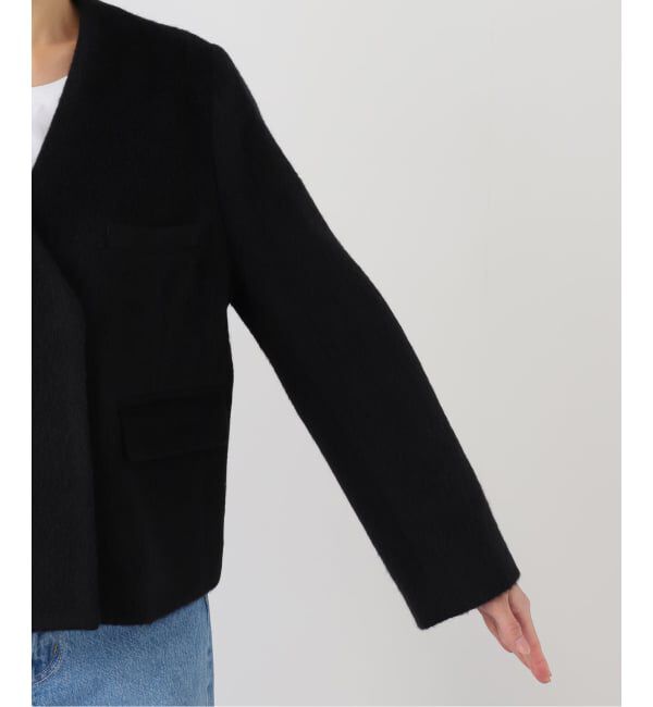 IENA「モヘヤ混シャギーショートコート」|その他|