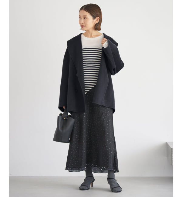 IENA「《追加2》Super160 ショールカラーハーフコート」|その他|