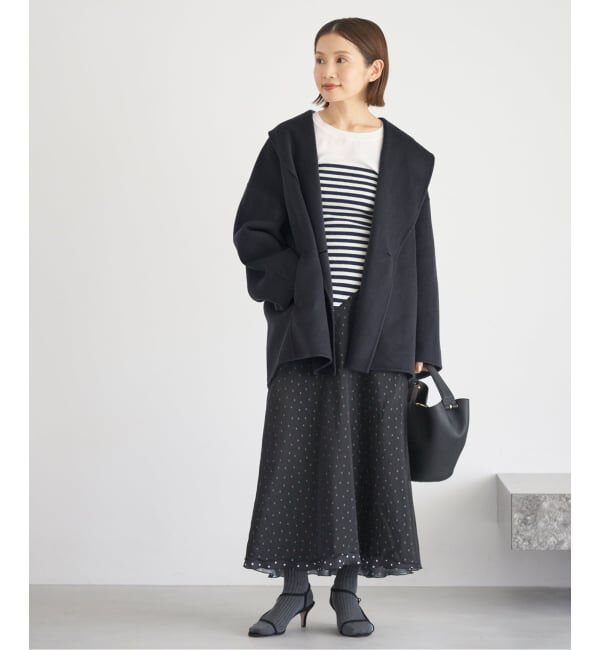 IENA「《追加2》Super160 ショールカラーハーフコート」|その他|