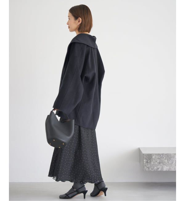 IENA「《追加2》Super160 ショールカラーハーフコート」|その他|