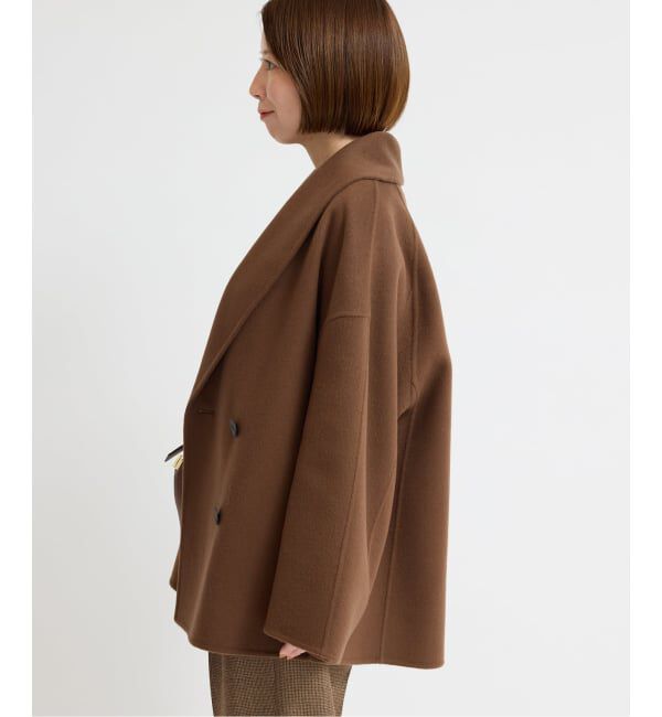 IENA「《追加2》Super160 ショールカラーハーフコート」|その他|