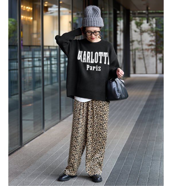 SLOBE IENA「CHARLOTTE ロゴニット」|ニット・セーター|