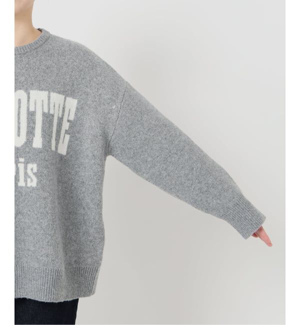 SLOBE IENA「CHARLOTTE ロゴニット」|ニット・セーター|