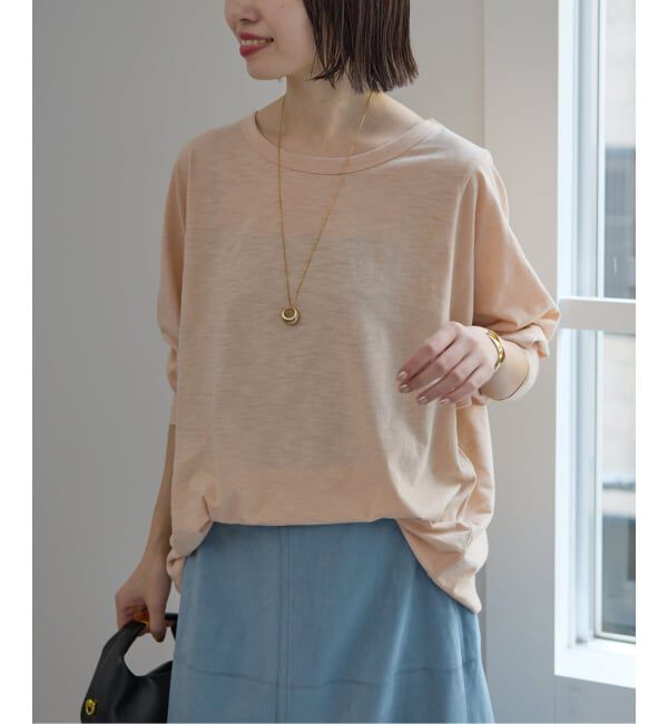 SLOBE IENA「《予約》シアー天竺ニュアンスプルオーバー」|Tシャツ・カットソー|