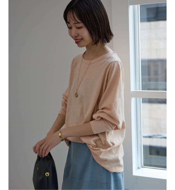 SLOBE IENA「《予約》シアー天竺ニュアンスプルオーバー」|Tシャツ・カットソー|