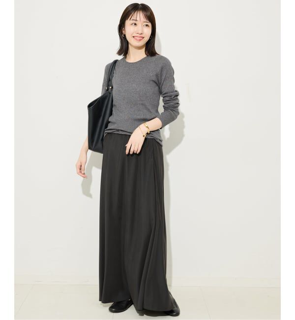 SLOBE IENA「《WEB限定/追加3予約》スイビハイゲージプルオーバー」|ニット・セーター|