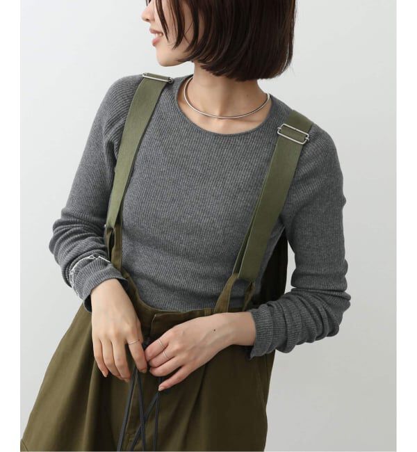 SLOBE IENA「《WEB限定/追加3予約》スイビハイゲージプルオーバー」|ニット・セーター|