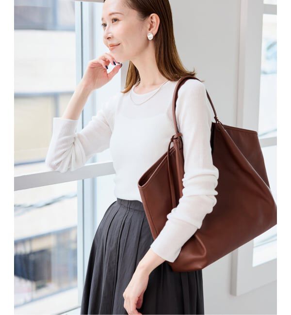 SLOBE IENA「《WEB限定/追加3予約》スイビハイゲージプルオーバー」|ニット・セーター|