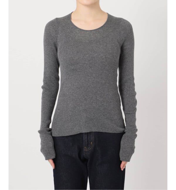 SLOBE IENA「《WEB限定/追加3予約》スイビハイゲージプルオーバー」|ニット・セーター|