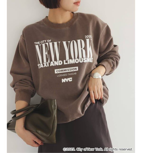 SLOBE IENA「《追加》GOOD ROCK SPEED NEW YORK CITYスウェット 25NYC209W」|スウェット・ジャージ|ブラウン