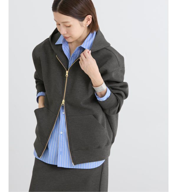 IENA「《予約》ダンボールニットフーディ」|パーカー|