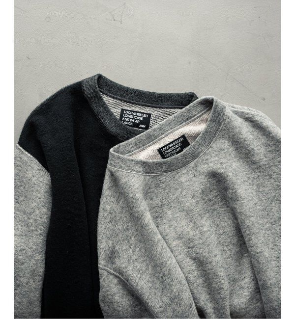 EDIFICE「【LOOPWHEELER for LOWERCASE】別注 ツリアミウール ルーズスウェット」|スウェット・ジャージ|