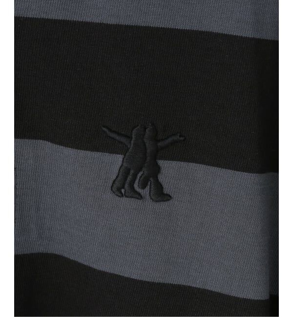 PULP「【Geek Office / ギークオフィス】OPEN YY Knitted STRIPE TRIM RUGBY SHIRT」|その他|