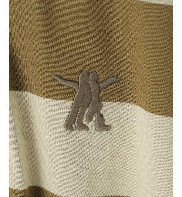 PULP「【Geek Office / ギークオフィス】OPEN YY Knitted STRIPE TRIM RUGBY SHIRT」|その他|