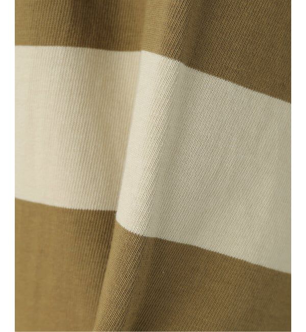 PULP「【Geek Office / ギークオフィス】OPEN YY Knitted STRIPE TRIM RUGBY SHIRT」|その他|