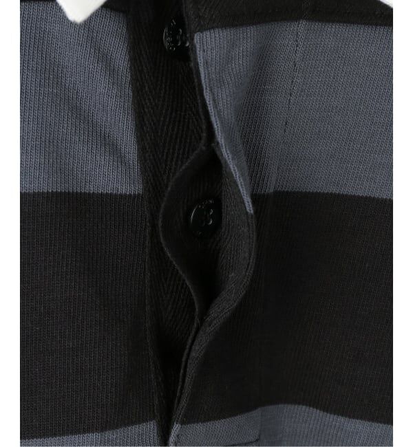 PULP「【Geek Office / ギークオフィス】OPEN YY Knitted STRIPE TRIM RUGBY SHIRT」|その他|