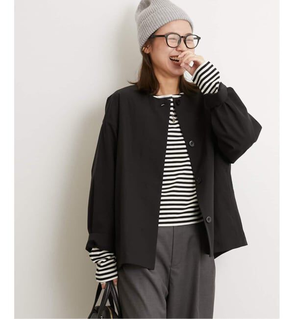 JOURNAL STANDARD relume「《追加》撥水【SPENSIERATO】クルーネックコクーンブルゾン」|その他|