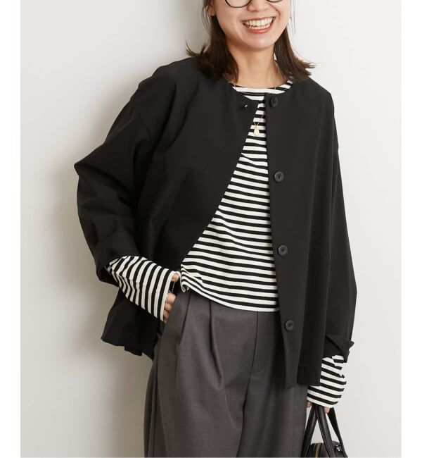 JOURNAL STANDARD relume「《追加》撥水【SPENSIERATO】クルーネックコクーンブルゾン」|その他|