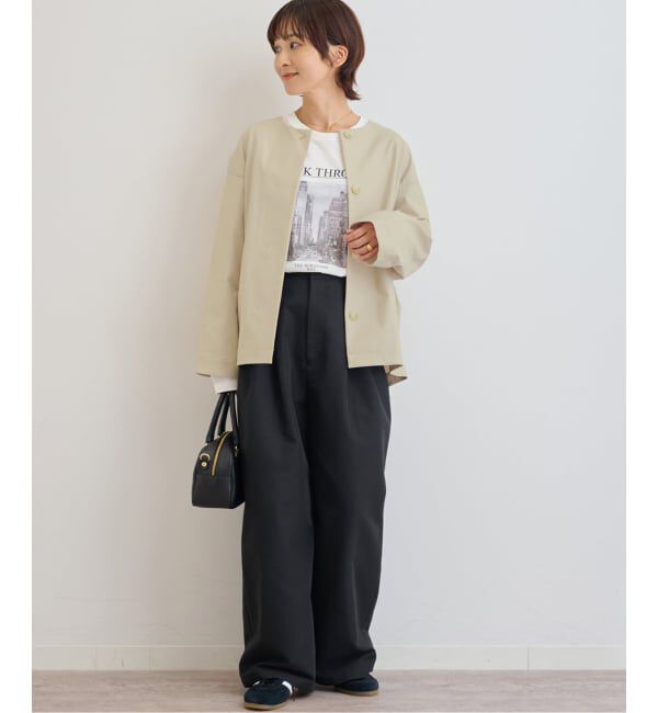 JOURNAL STANDARD relume「《追加》撥水【SPENSIERATO】クルーネックコクーンブルゾン」|その他|