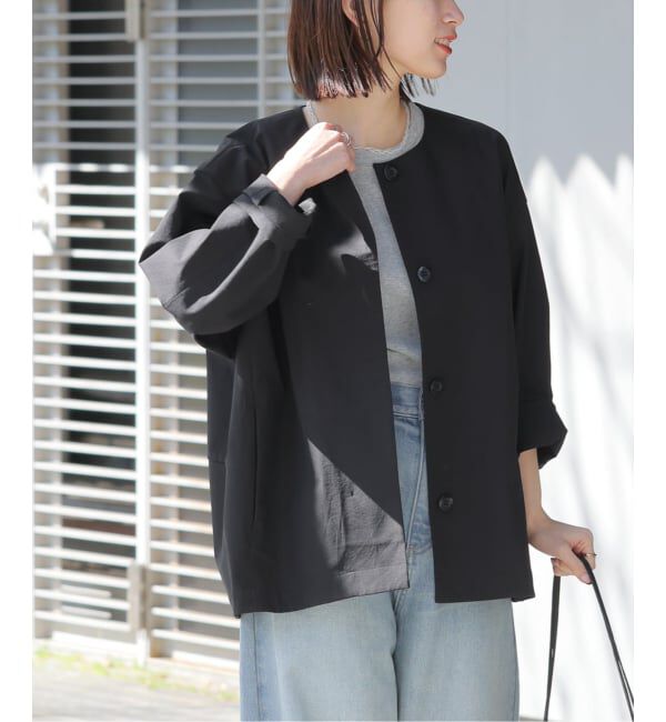 JOURNAL STANDARD relume「《追加》撥水【SPENSIERATO】クルーネックコクーンブルゾン」|その他|