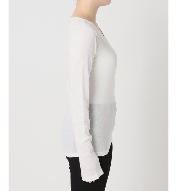 JOURNAL STANDARD「別注【MILLER/ミラー】 for JOURNAL STANDARD VネックリブL/S T」|Tシャツ・カットソー|