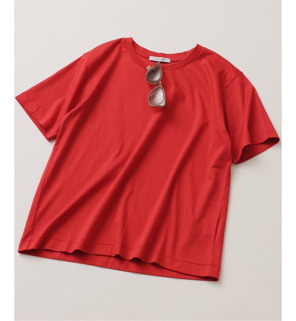 JOURNAL STANDARD「《追加4》汗ジミ防止ナノシアハーフスリーブT」|Tシャツ・カットソー|レッド
