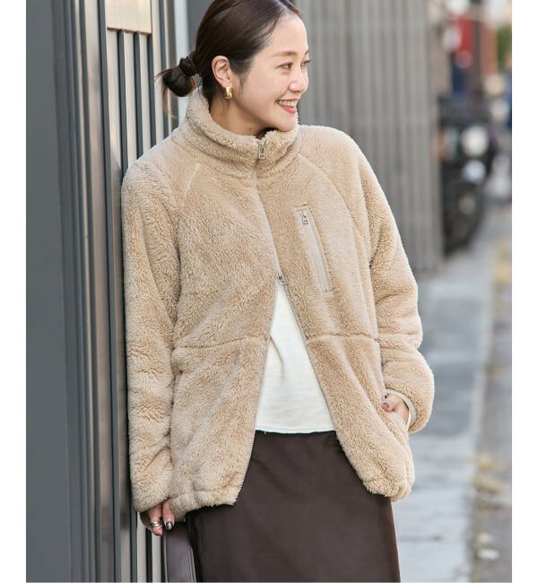 JOURNAL STANDARD「《追加》ECOPEL ソフトフリースファーブルゾン」|その他|ベージュ