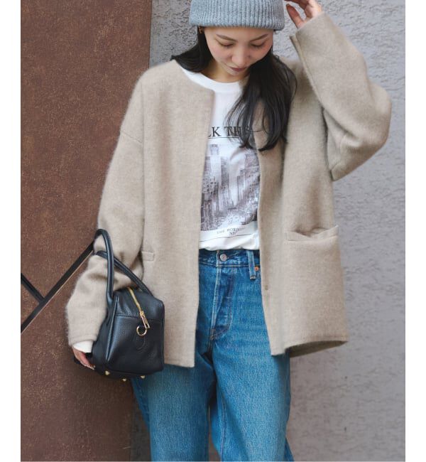 JOURNAL STANDARD relume「フラッフィーコクーンニットカーディガン」|カーディガン|