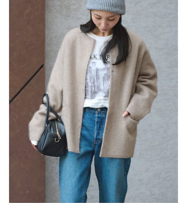 JOURNAL STANDARD relume「フラッフィーコクーンニットカーディガン」|カーディガン|