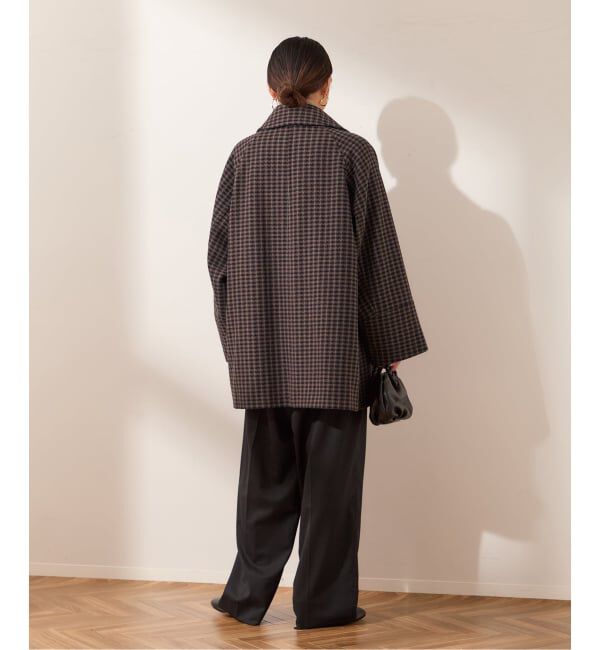 journal standard L'essage「チェックワイドコート」|その他|