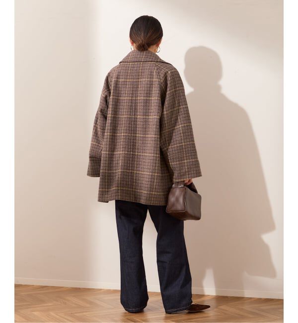journal standard L'essage「チェックワイドコート」|その他|