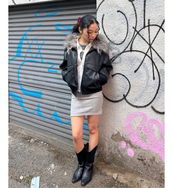 Oriens JOURNAL STANDARD「2way ファージャケット」|その他|ブラック