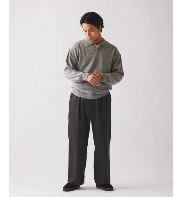 JOURNAL STANDARD relume「COLLINS VILLE WOOL / コリンズ ビル ウールニット ポロシャツ」|ニット・セーター|