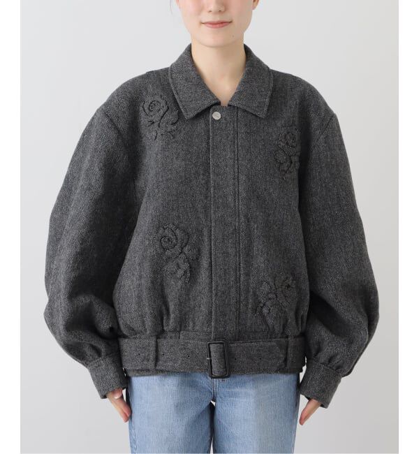 JOURNAL STANDARD「【VIVIANO / ヴィヴィアーノ】 Flower Applique Bomber JK」|その他|