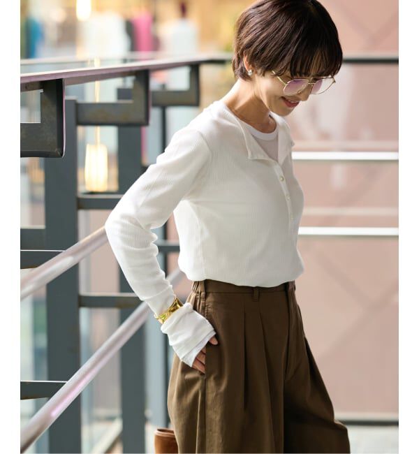 JOURNAL STANDARD relume「《追加》ソフトテレコヘンリープルオーバー」|Tシャツ・カットソー|